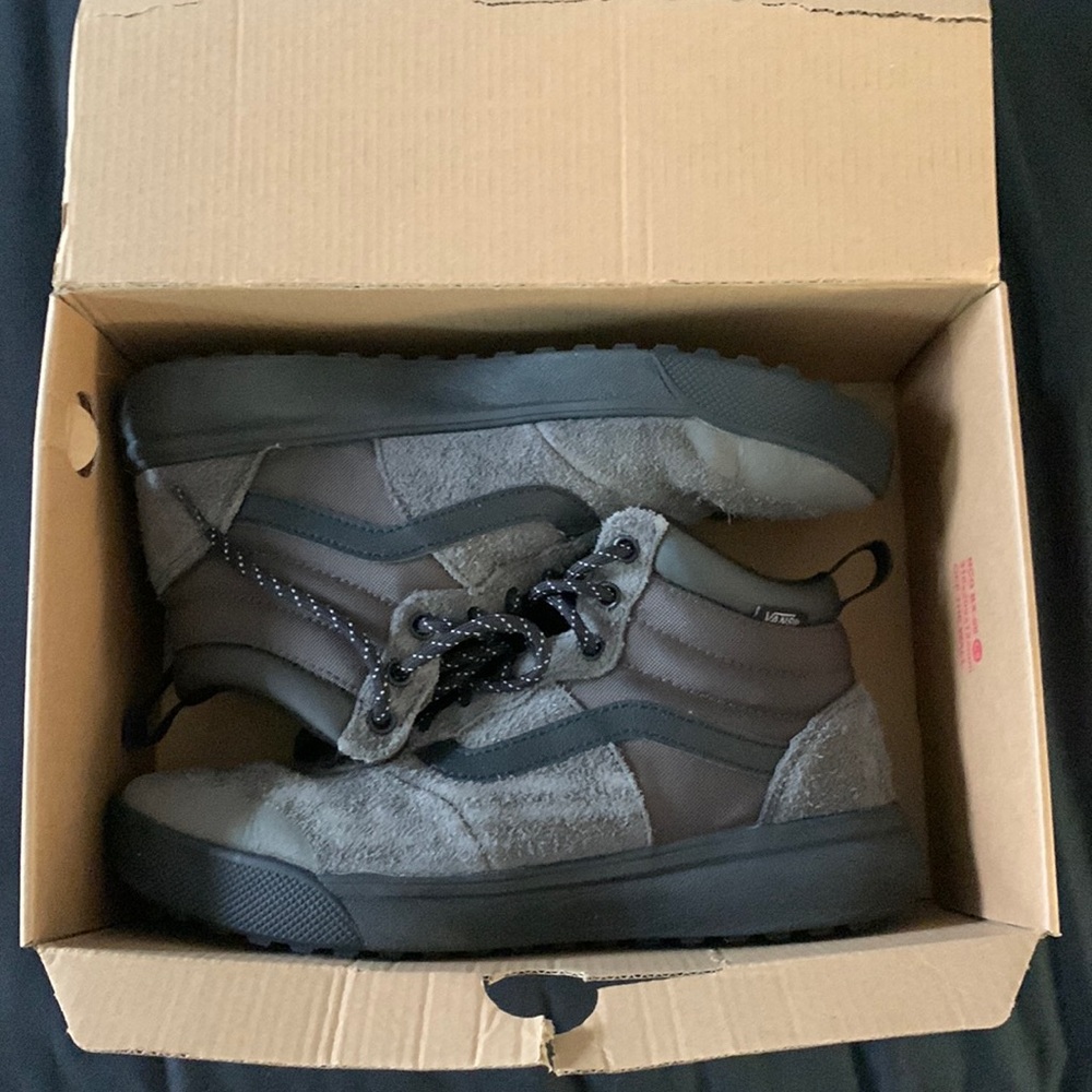 VANS, ULTRA RANGE, BLACK/BROWN/DARK GRAY, SHOES